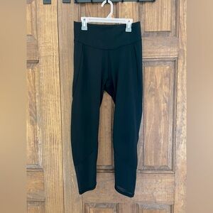 Adidas Women’s Black PrimeGreen Leggings High Rise Size Large